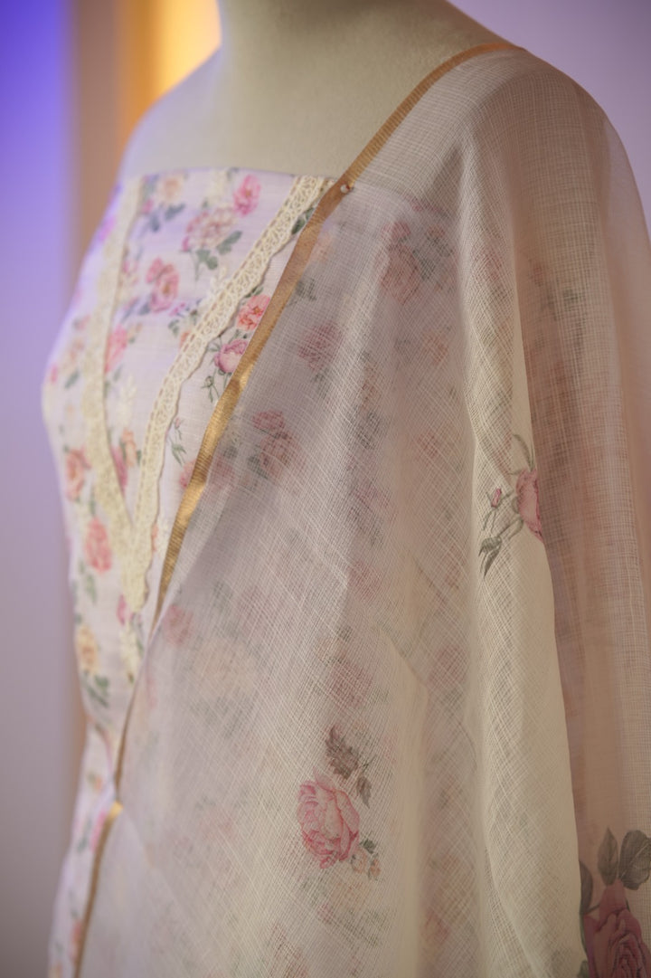 Semi Chanderi Salwar TSS01697