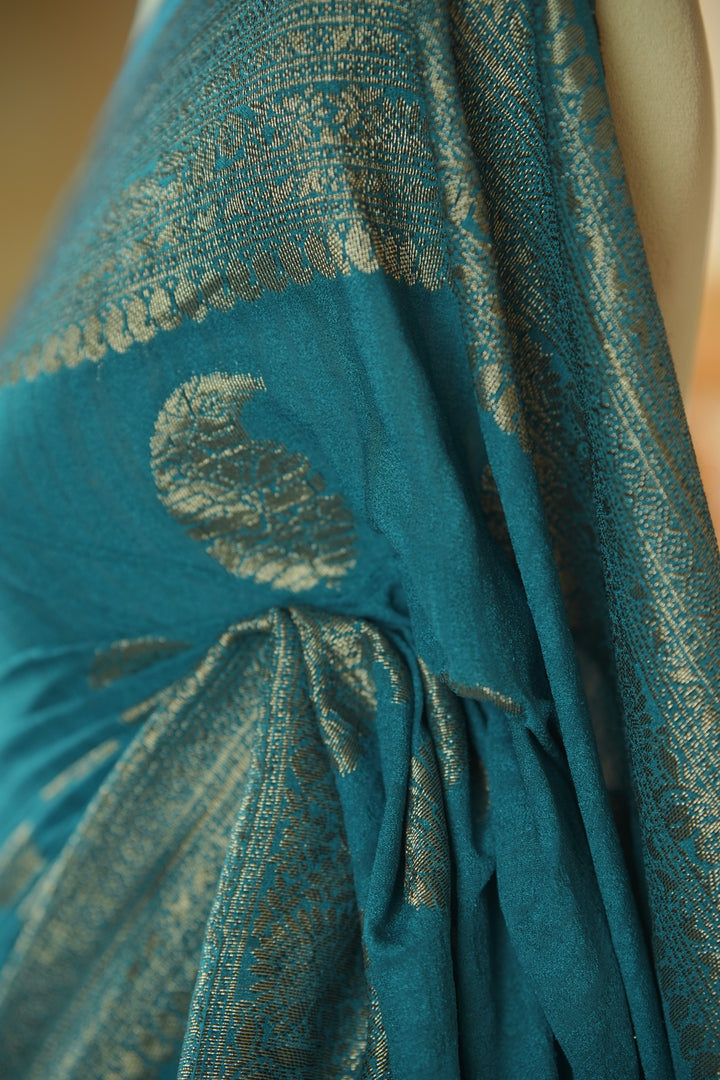 Semi Banarasi Saree TSA01728