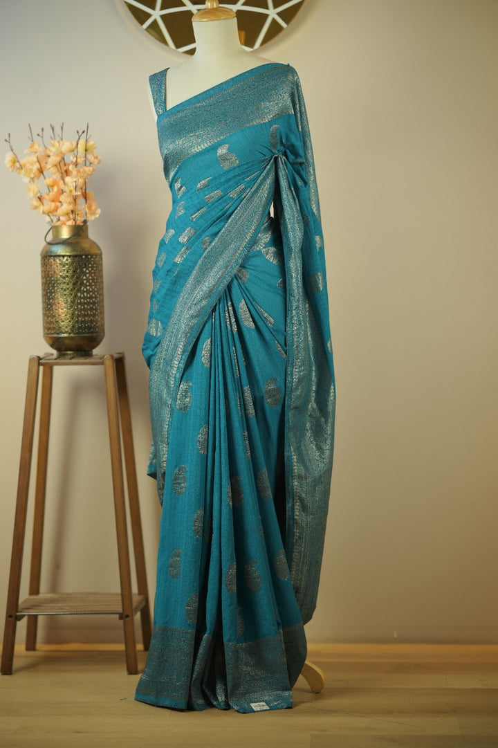 Semi Banarasi Saree TSA01728