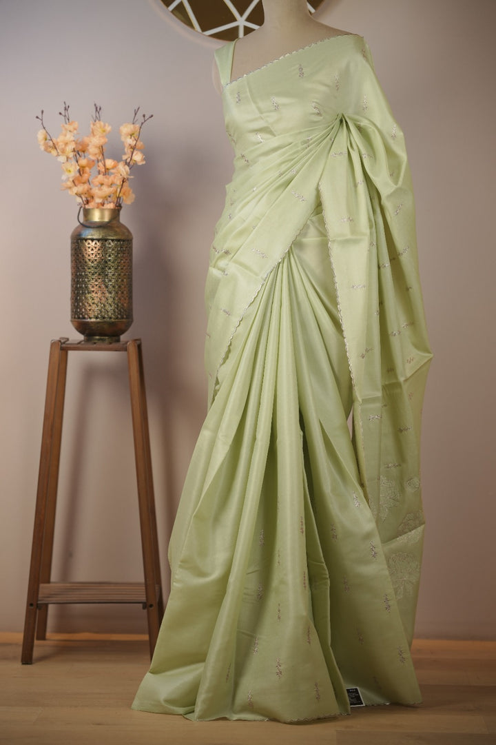 Semi Tussar Saree TSA 01724