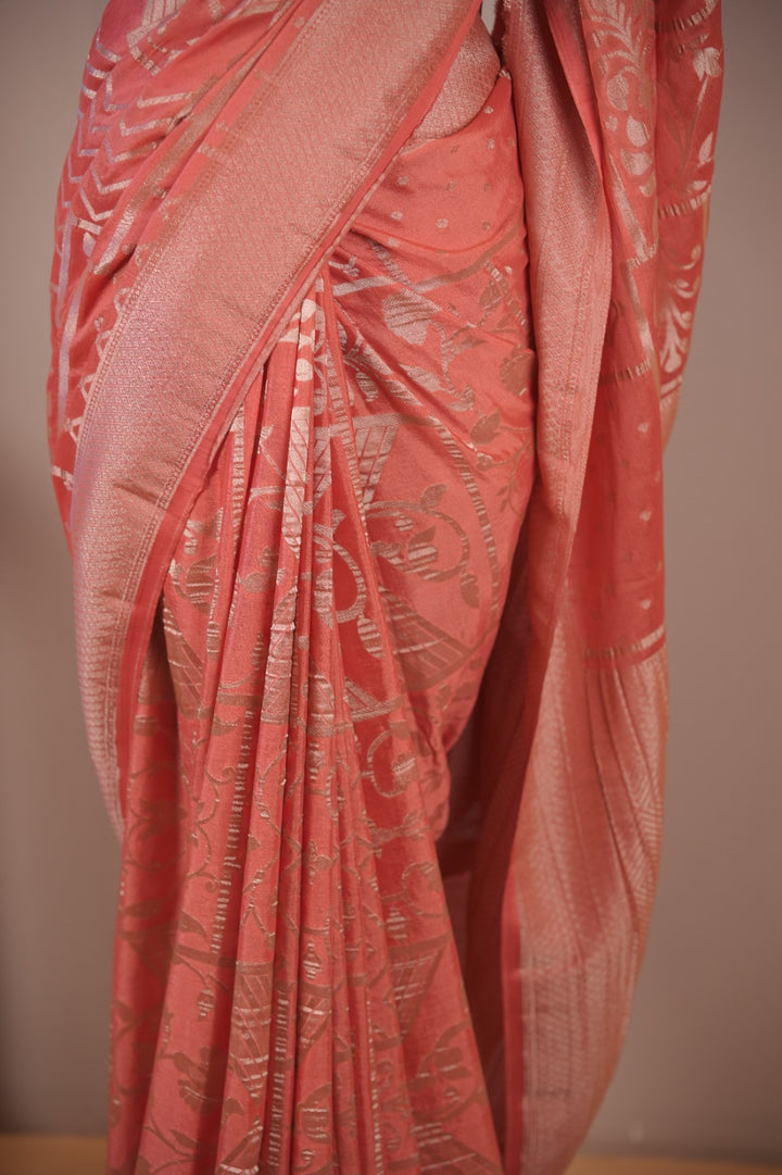 Semi Banarasi Saree TSA01732