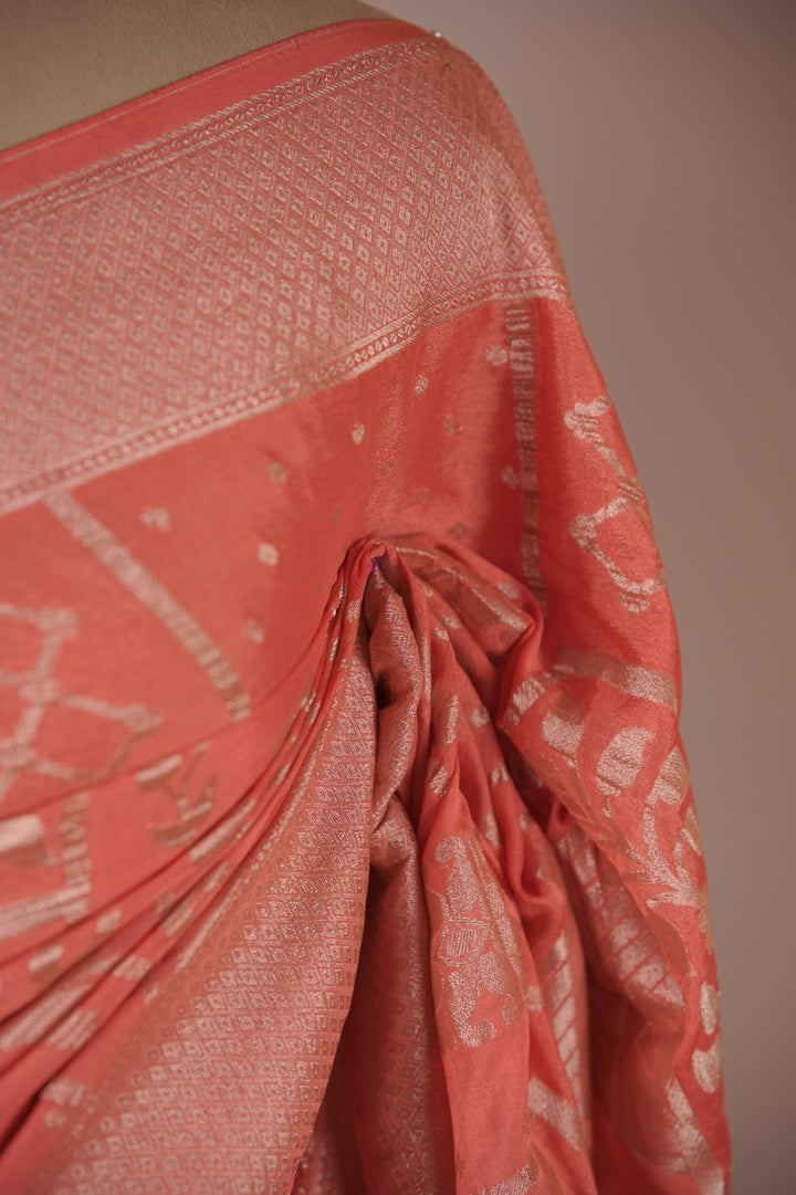 Semi Banarasi Saree TSA01732