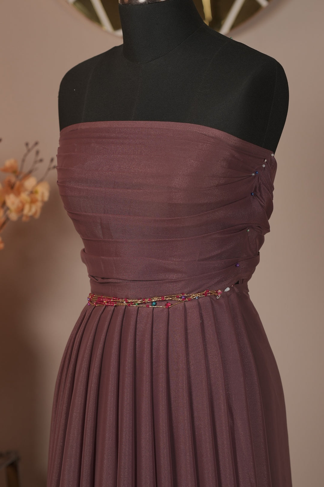 Shimmer Georgette Material TRF5875