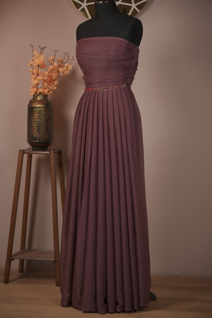 Shimmer Georgette Material TRF5875