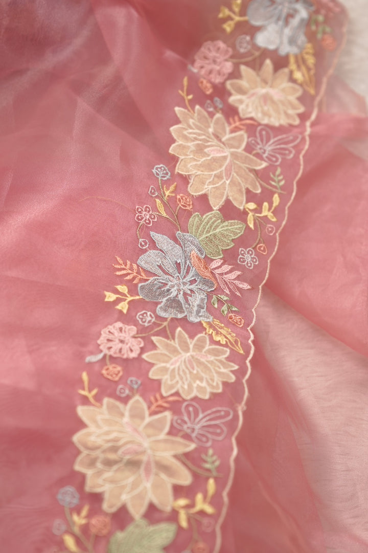 Glass Organza Saree TSA5881