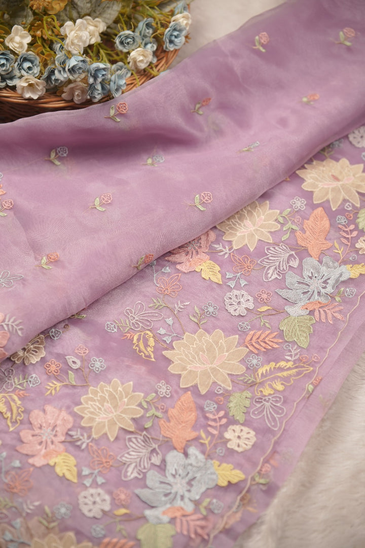 Glass Organza Saree TSA5881
