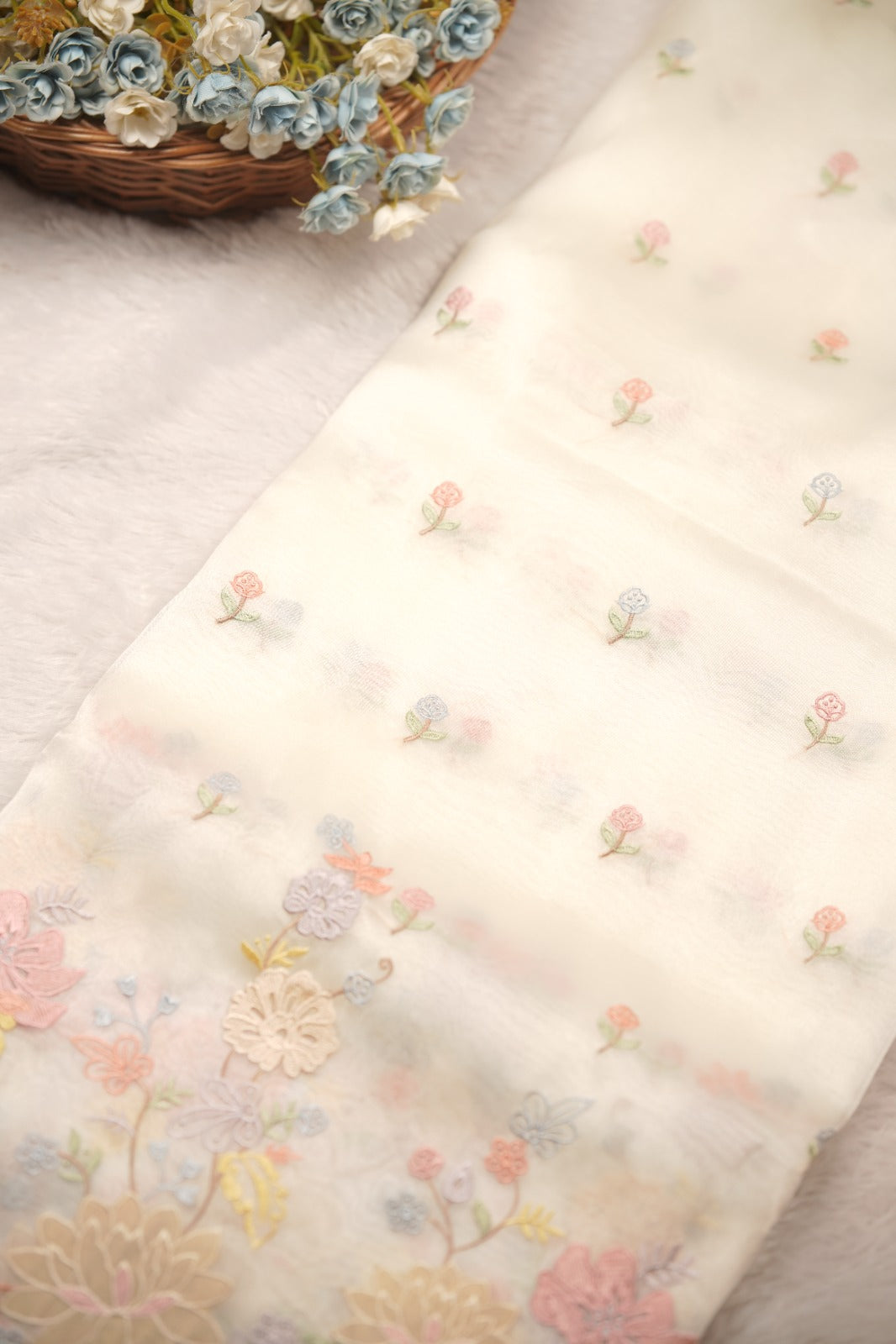 Glass Organza Saree TSA5881