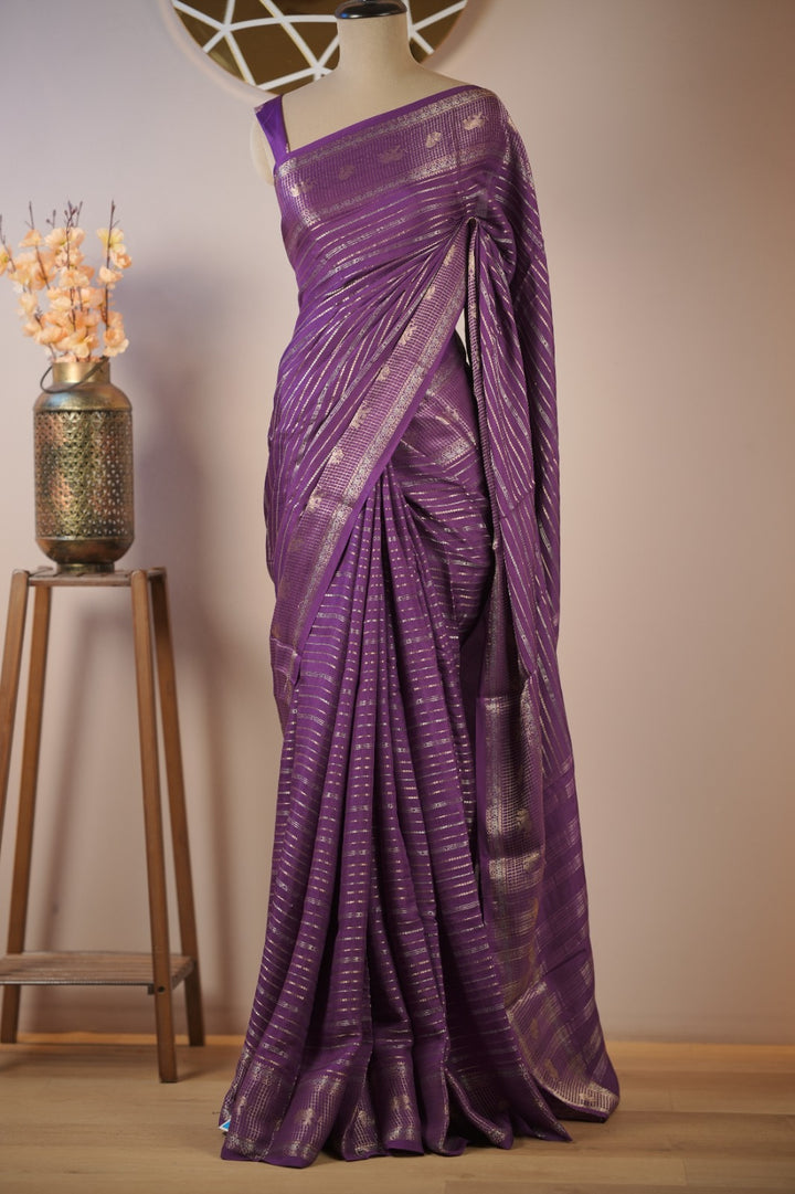 Semi Banarasi Saree TSA01729