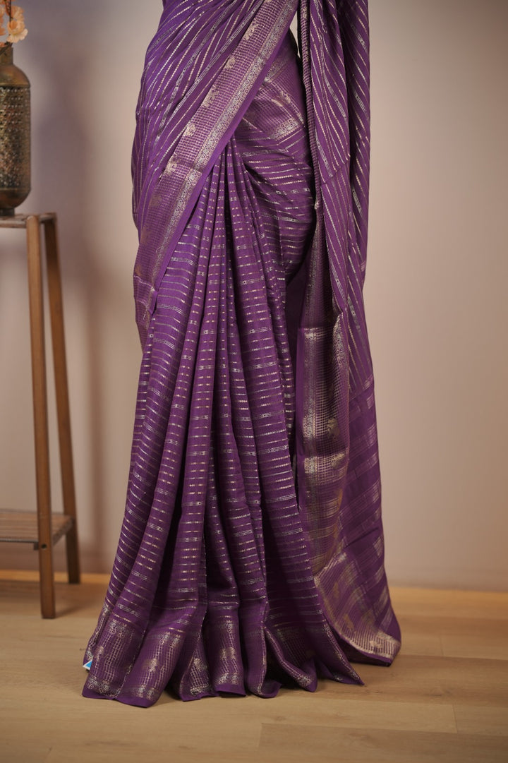 Semi Banarasi Saree TSA01729