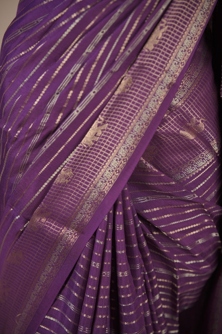 Semi Banarasi Saree TSA01729
