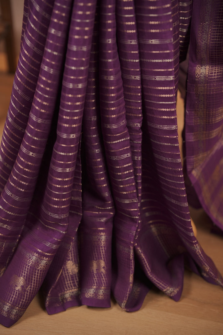 Semi Banarasi Saree TSA01729