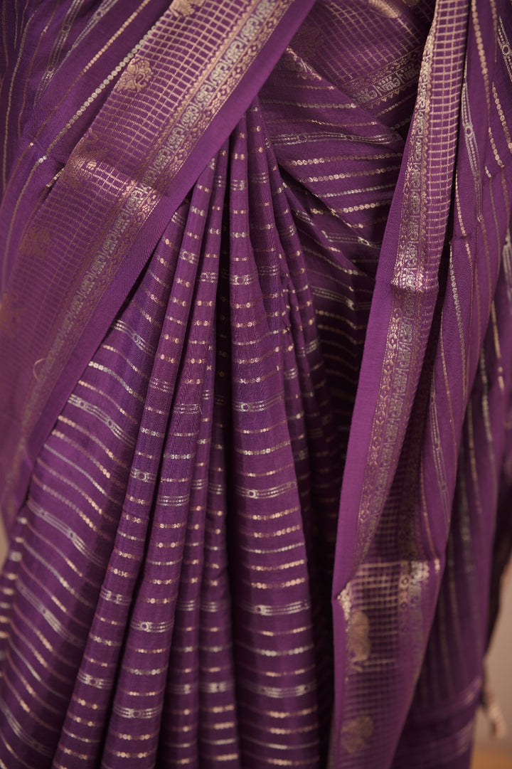 Semi Banarasi Saree TSA01729