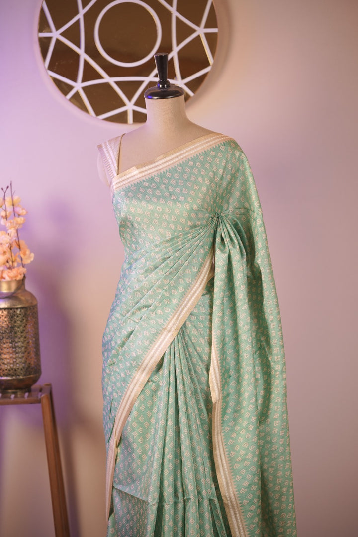 Semi Tussar Saree TSA01716