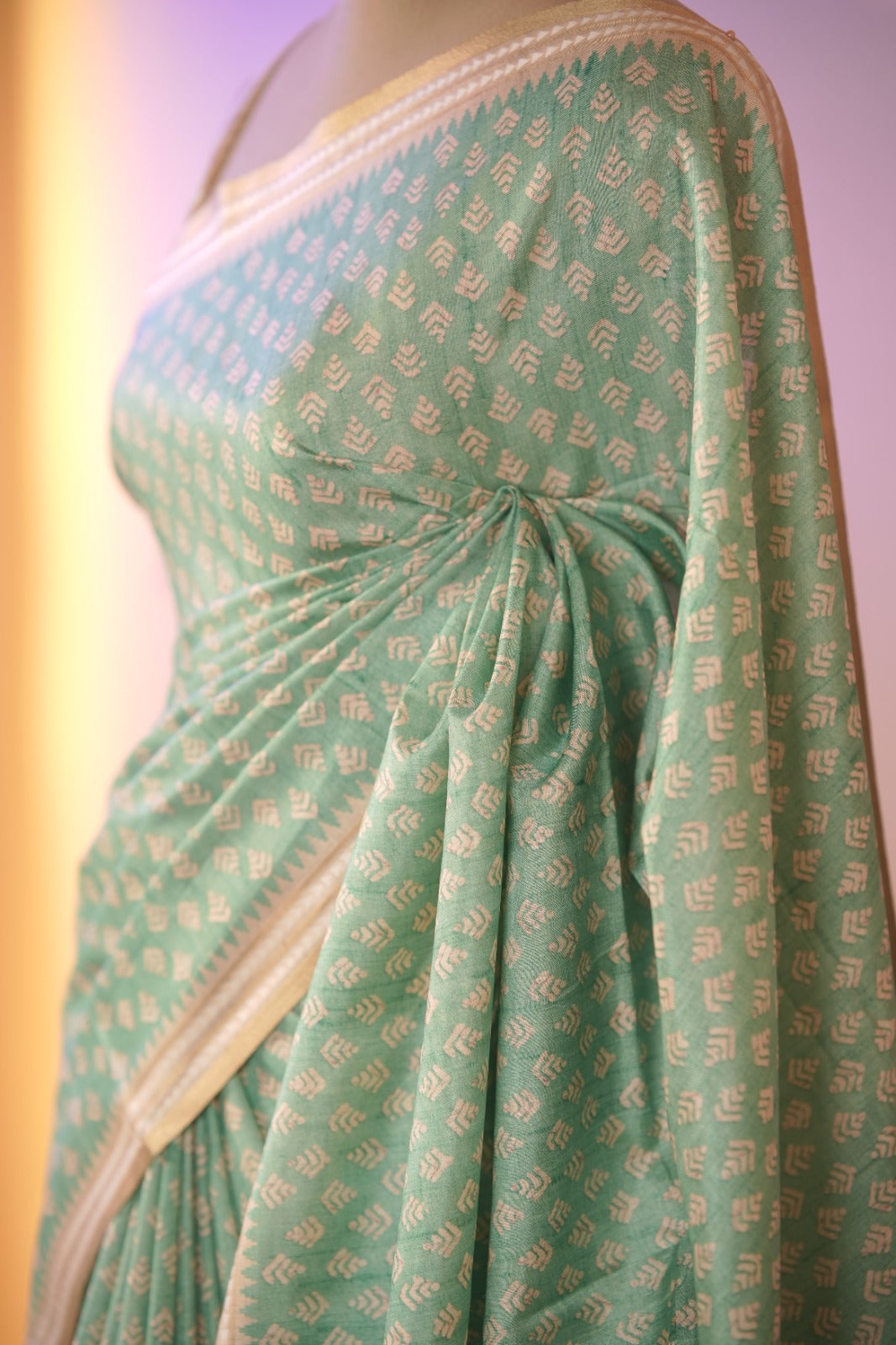 Semi Tussar Saree TSA01716