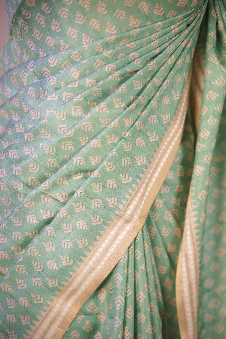 Semi Tussar Saree TSA01716