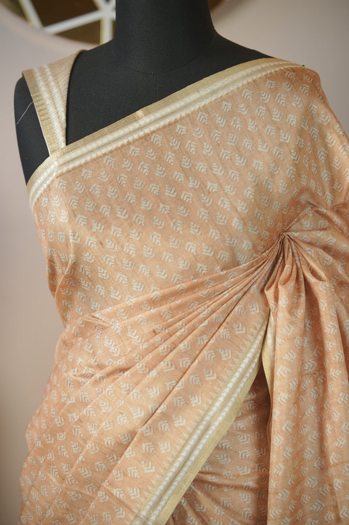 Semi Tussar Saree TSA01717