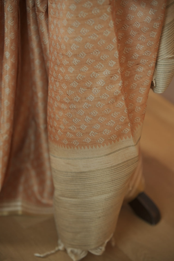 Semi Tussar Saree TSA01717