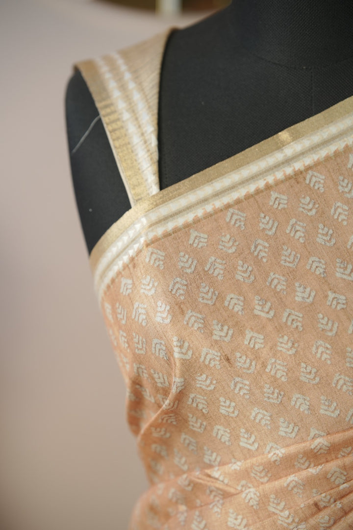 Semi Tussar Saree TSA01717