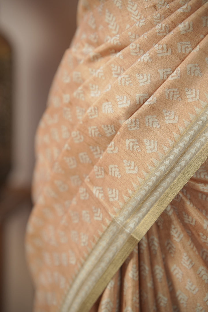 Semi Tussar Saree TSA01717