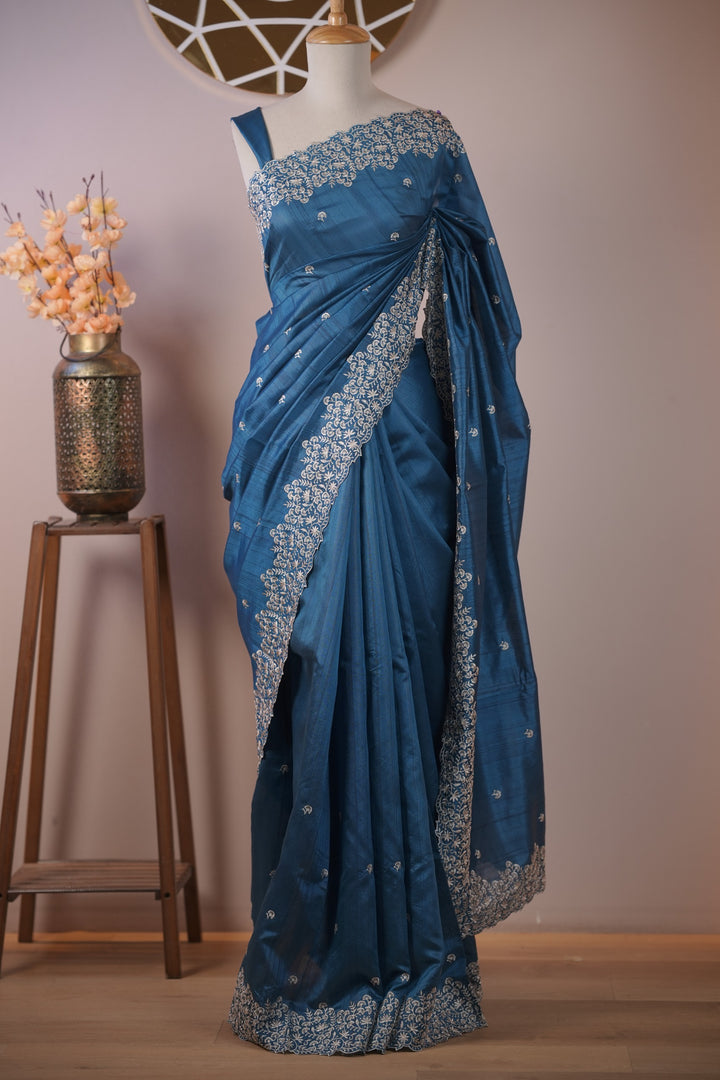 Semi Tussar Saree TSA01720