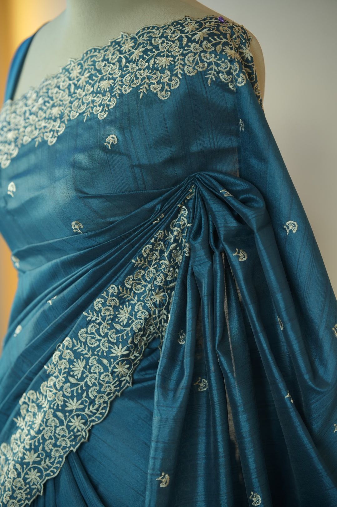 Semi Tussar Saree TSA01720