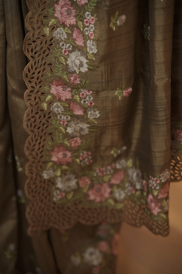 Semi Tussar Saree TSA01722
