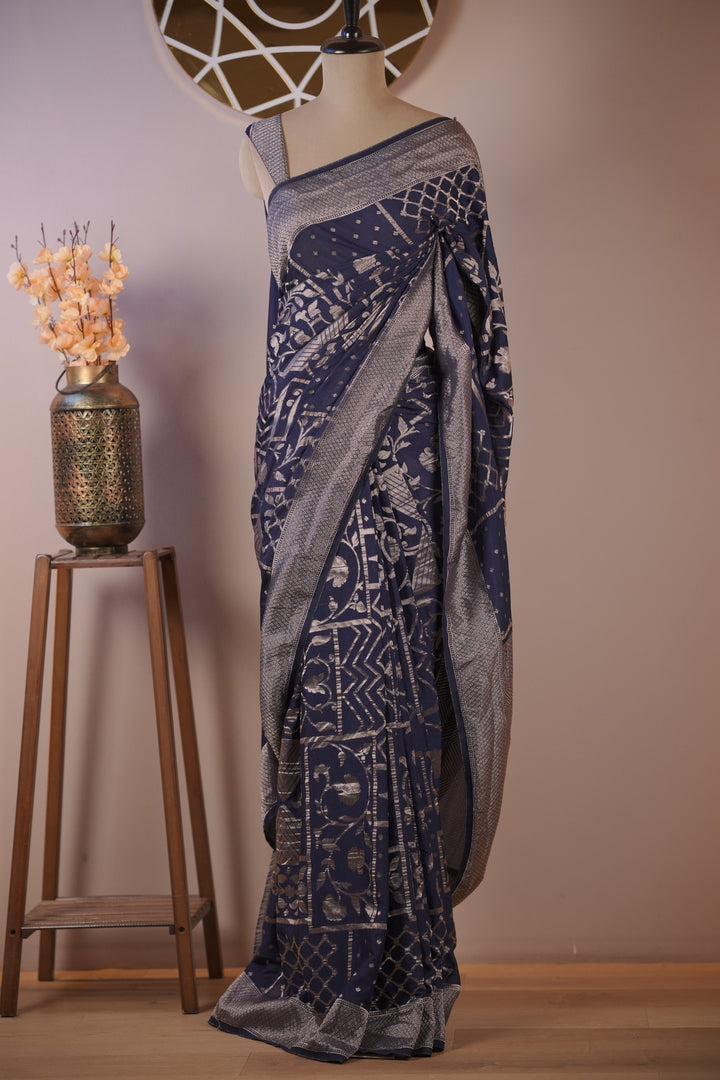 Semi Banarasi Saree TSA01731