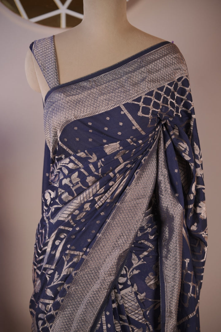 Semi Banarasi Saree TSA01731