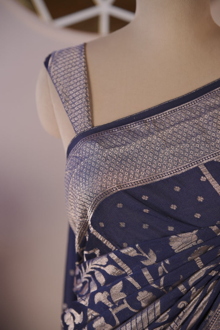 Semi Banarasi Saree TSA01731