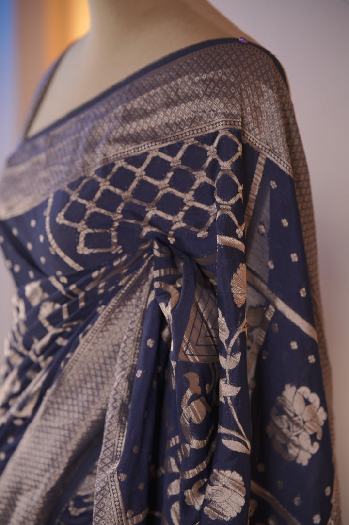 Semi Banarasi Saree TSA01731