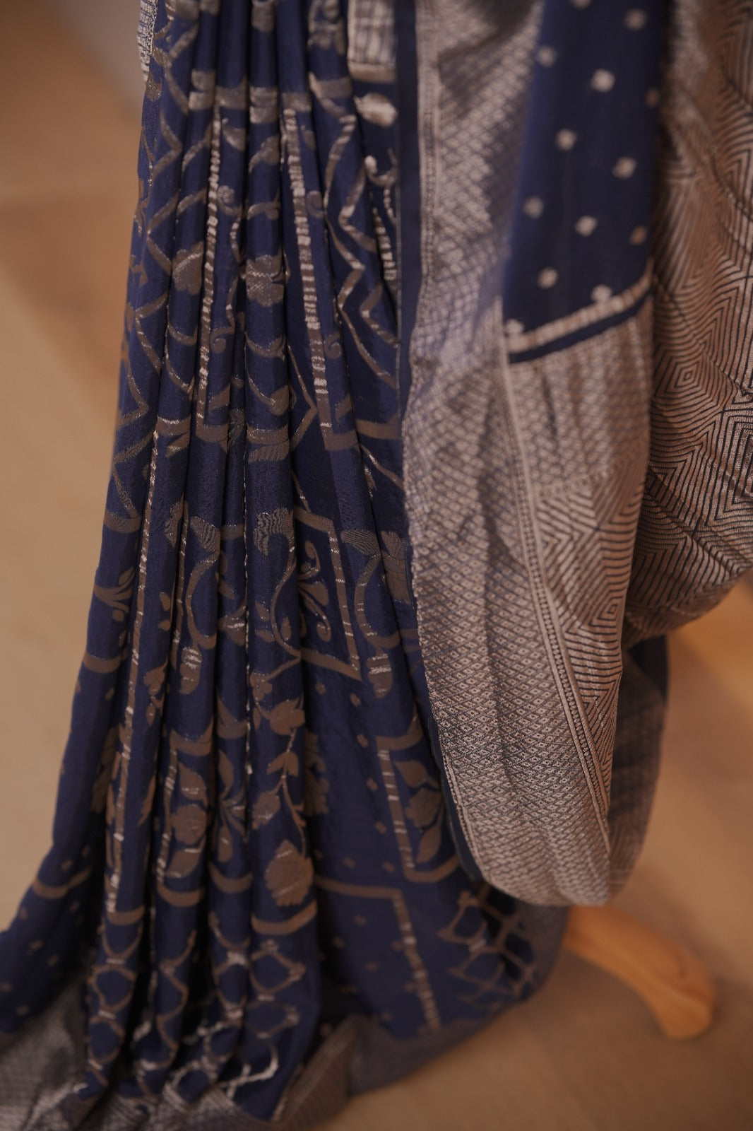 Semi Banarasi Saree TSA01731