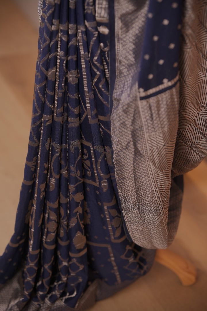 Semi Banarasi Saree TSA01731