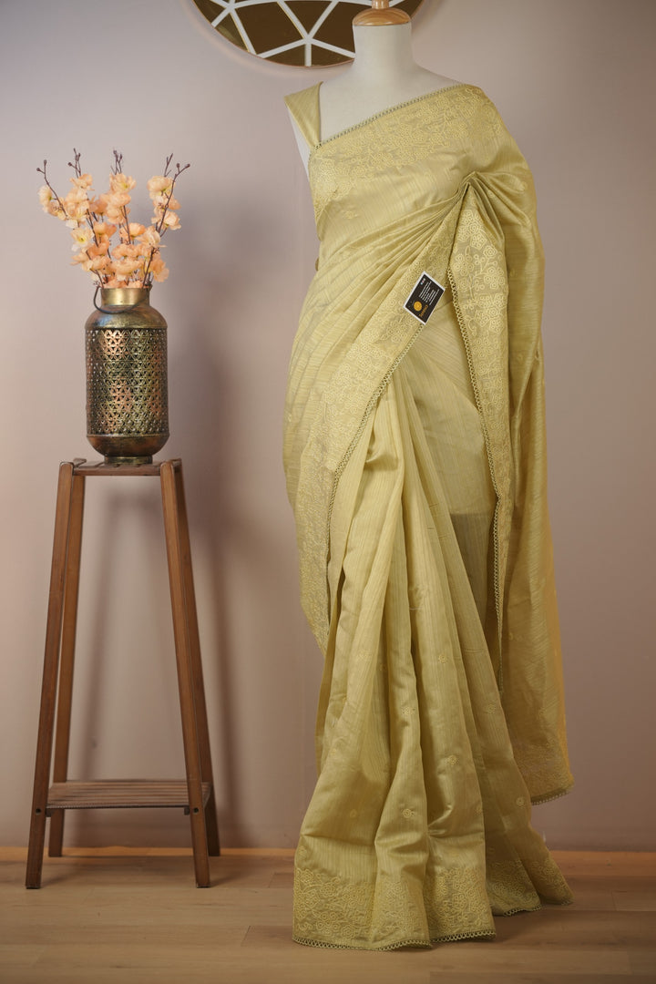 Semi Tussar Saree TSA01725