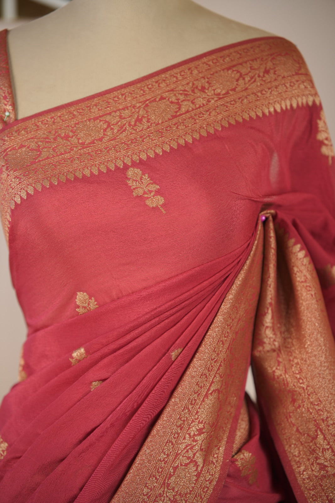Semi Banarasi Saree TSA01721
