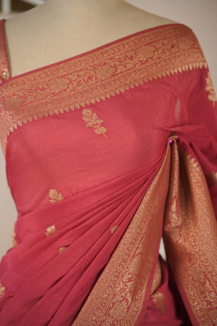 Semi Banarasi Saree TSA01721