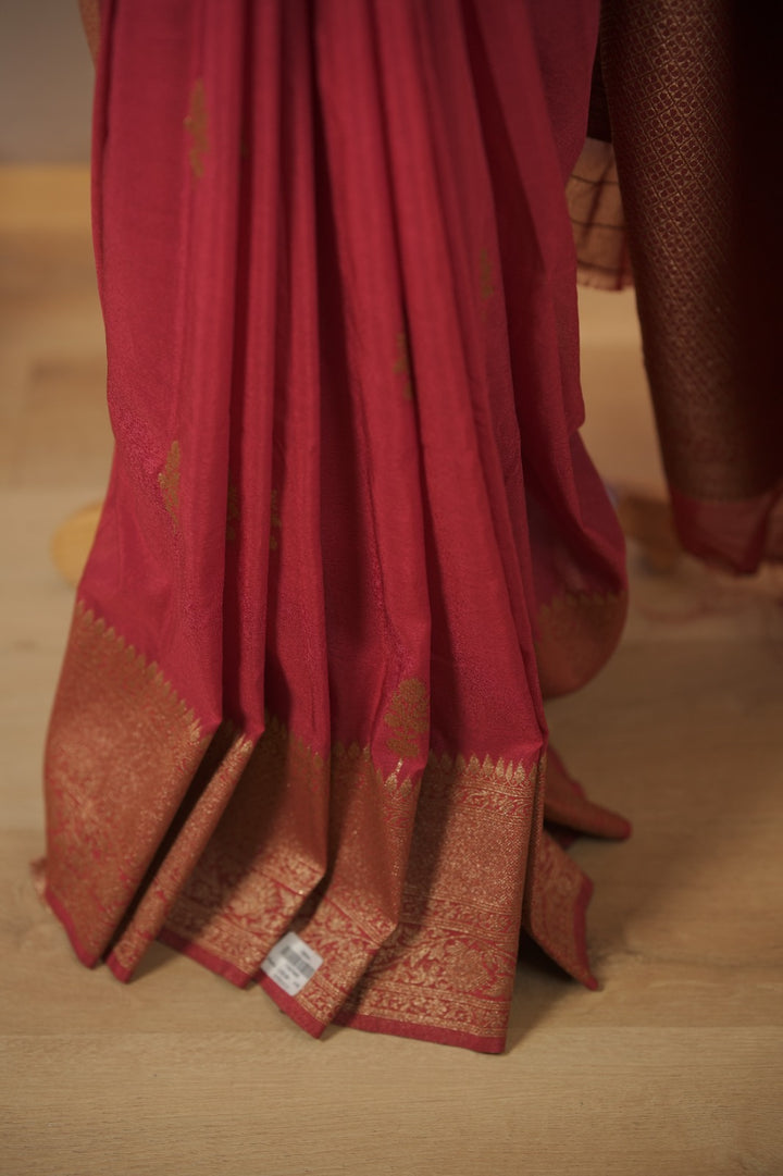 Semi Banarasi Saree TSA01721