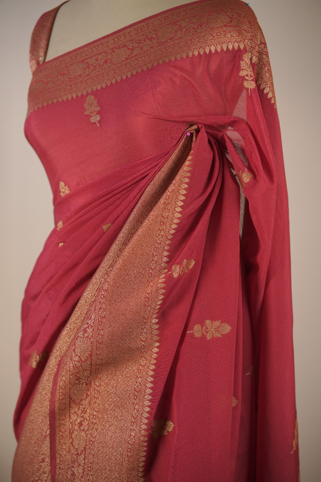 Semi Banarasi Saree TSA01721