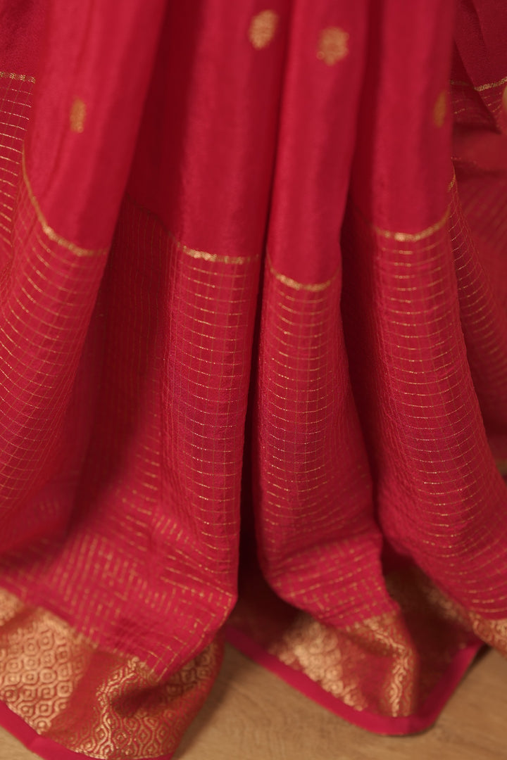 Semi Banarasi Saree TSA01736