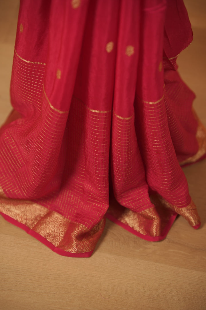 Semi Banarasi Saree TSA01736