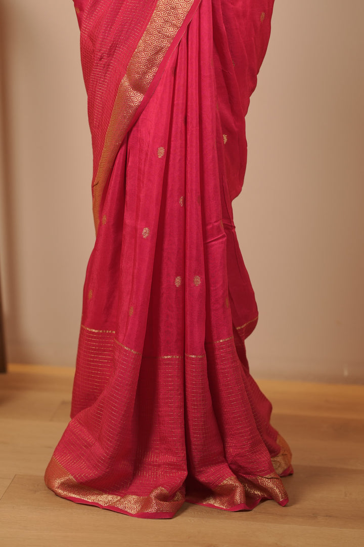 Semi Banarasi Saree TSA01736