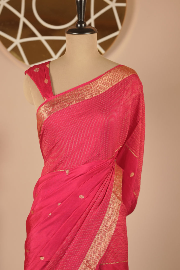 Semi Banarasi Saree TSA01736