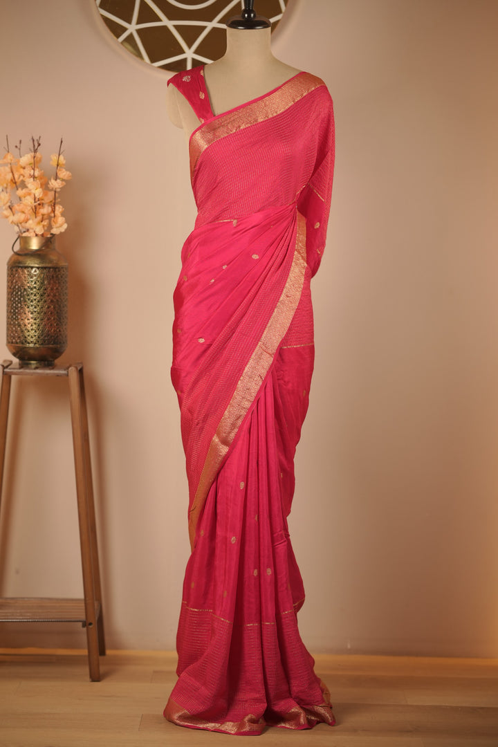 Semi Banarasi Saree TSA01736