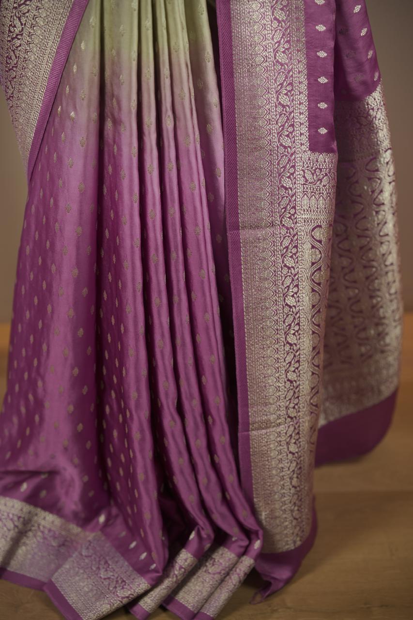 Semi Satin Saree TSA5889