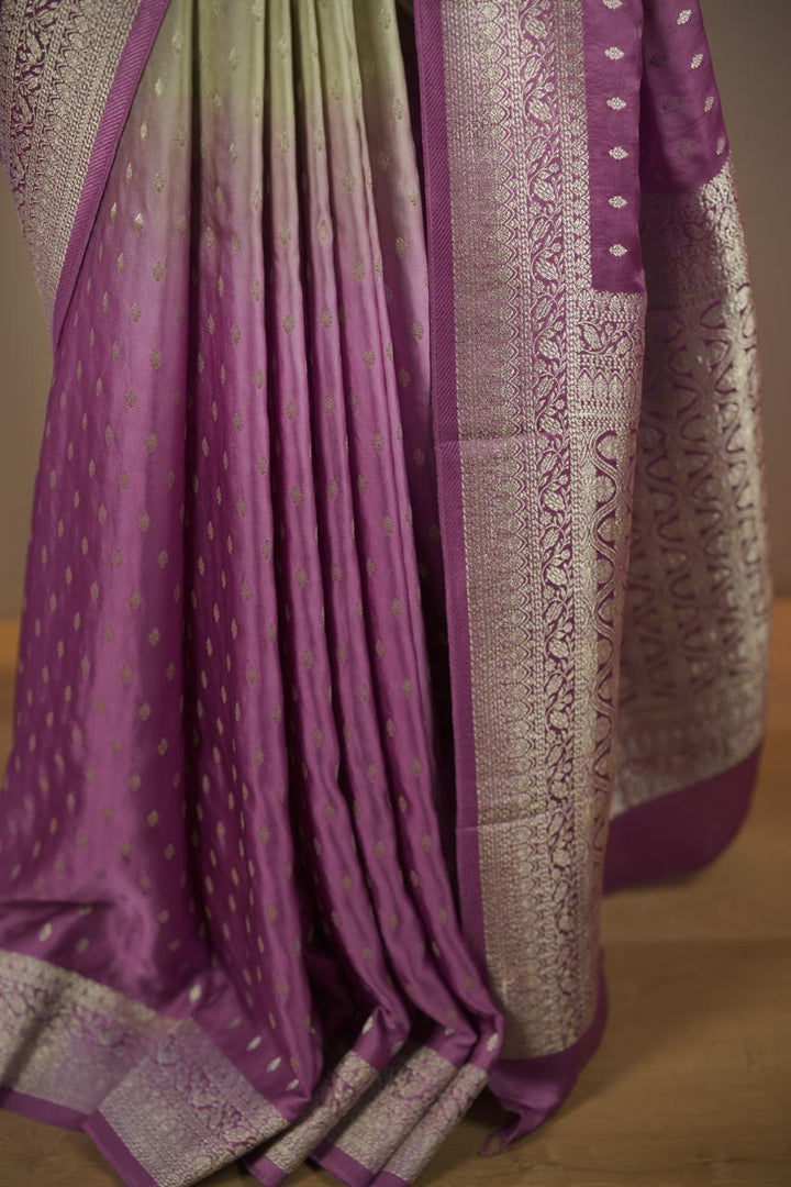 Semi Satin Saree TSA5889