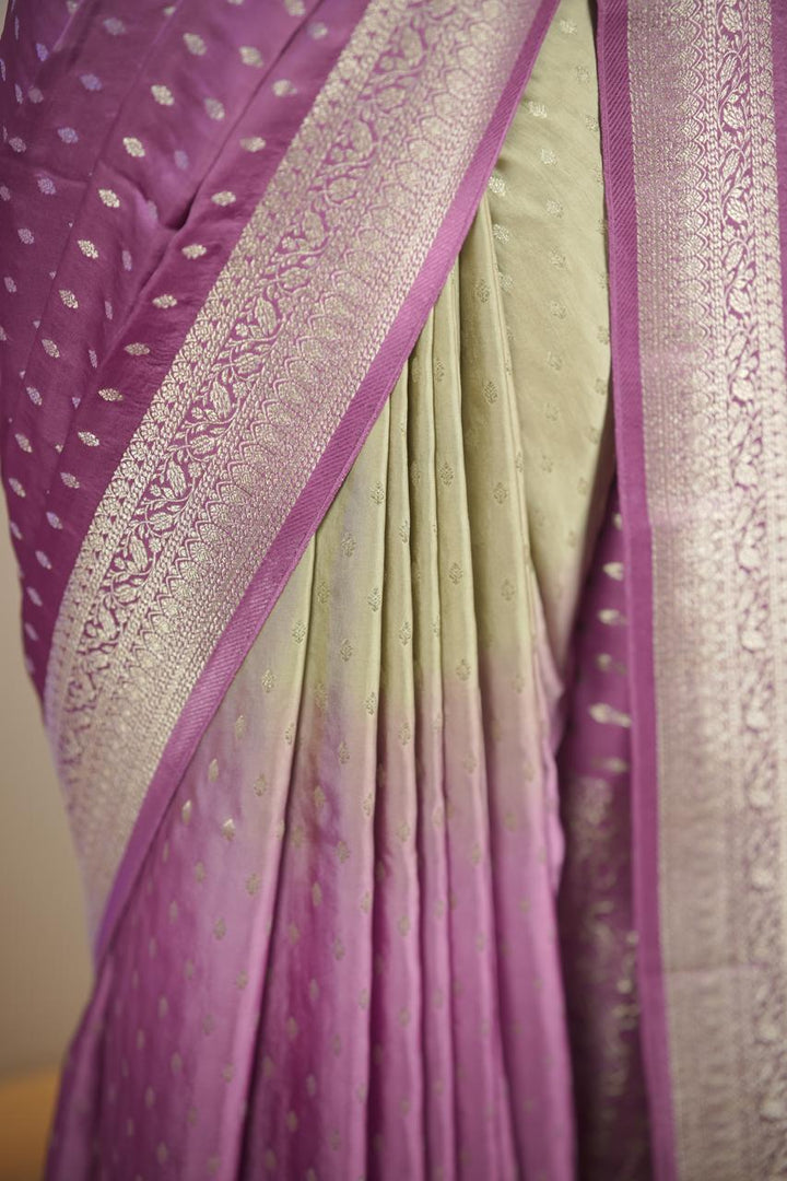 Semi Satin Saree TSA5889