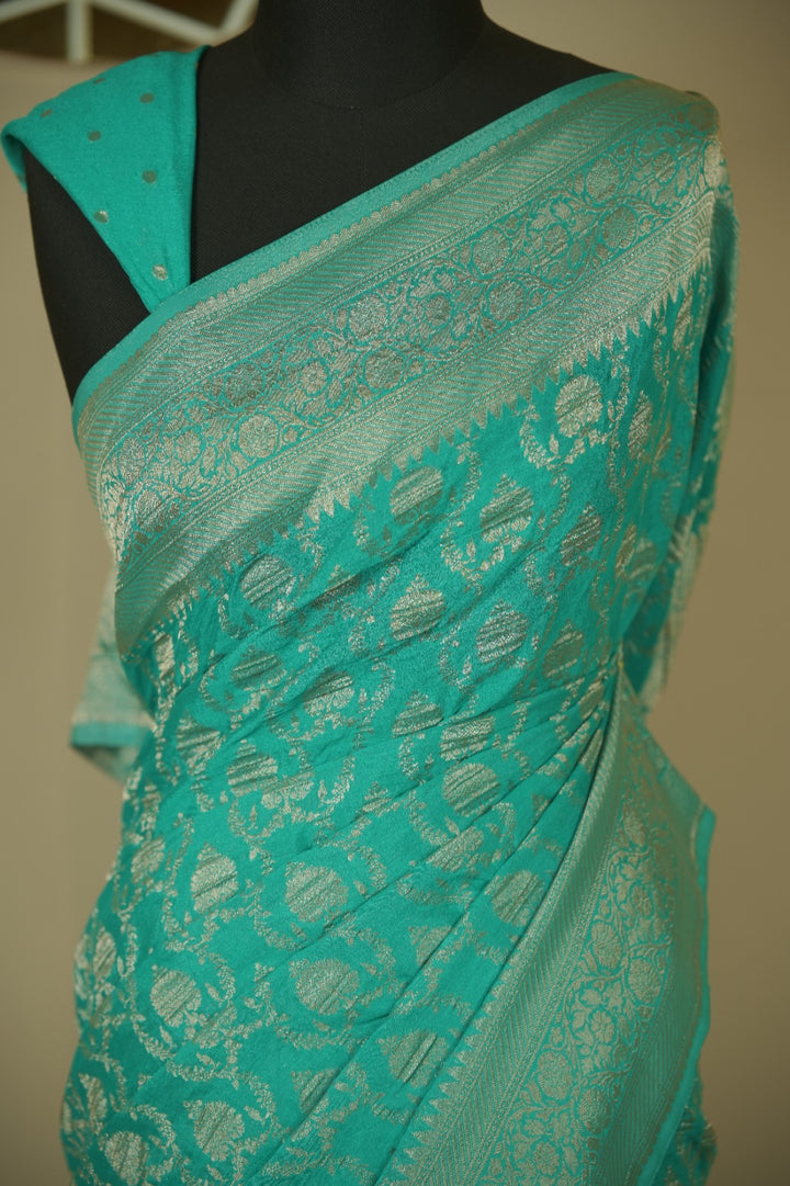 Semi Banarasi Saree TSA01739