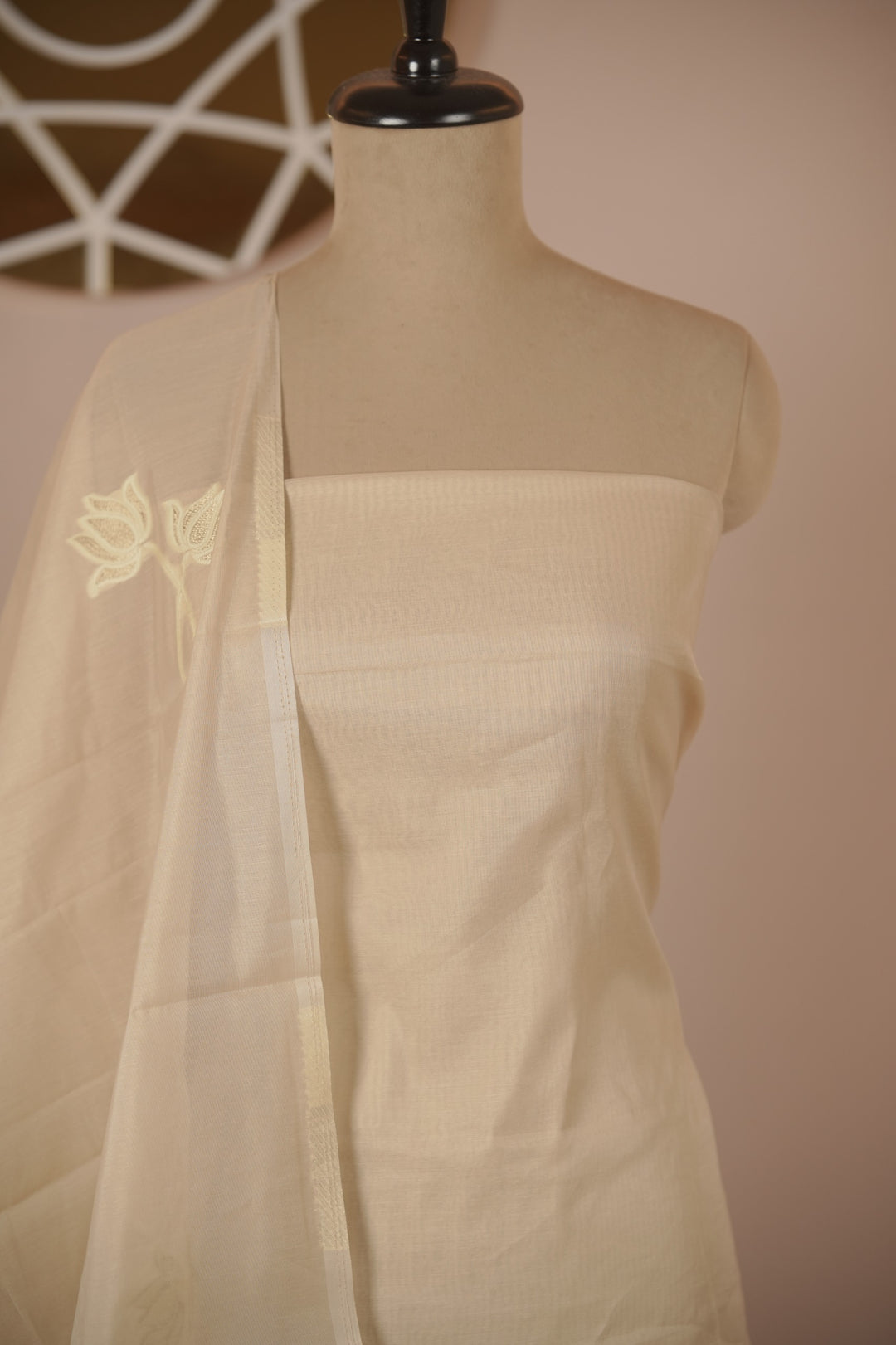 Semi Chanderi Salwar TSS01737