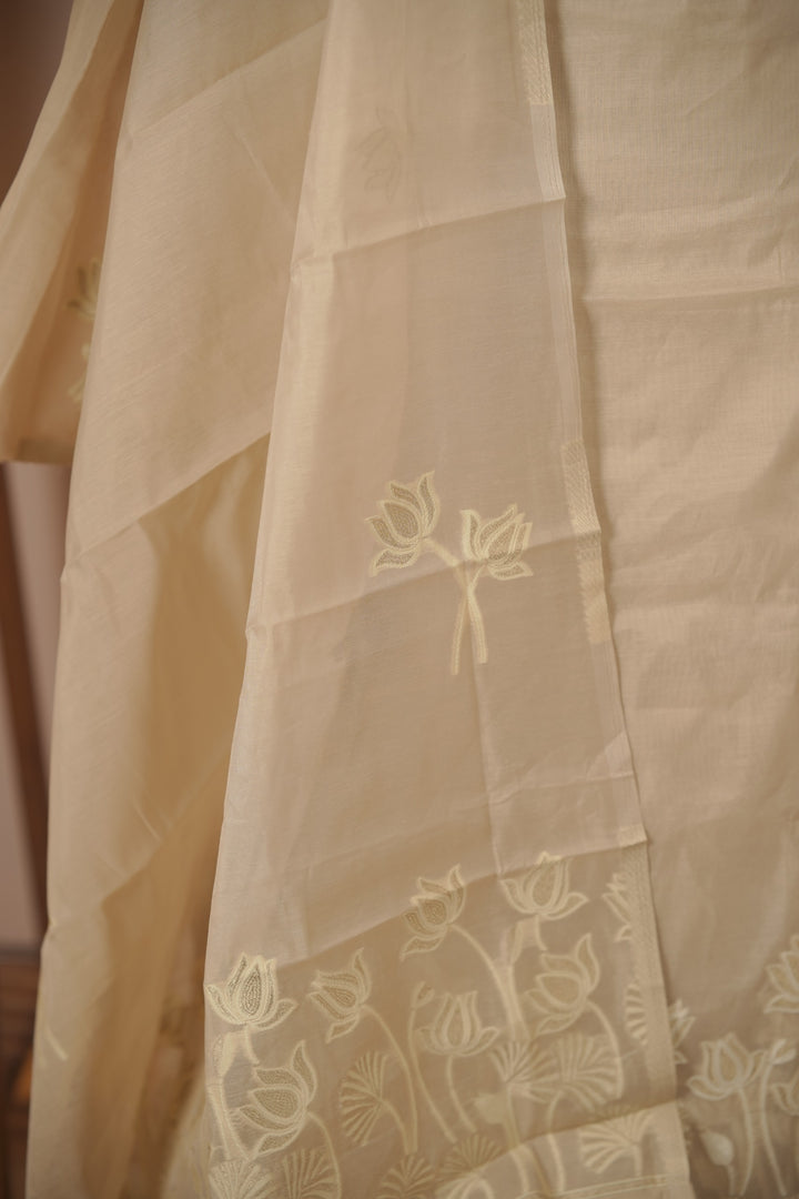 Semi Chanderi Salwar TSS01737
