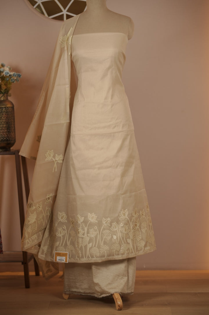 Semi Chanderi Salwar TSS01737