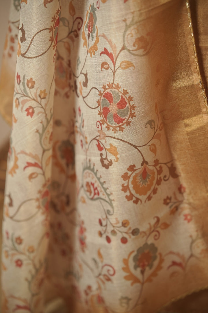 Semi Chanderi Salwar TSS01738
